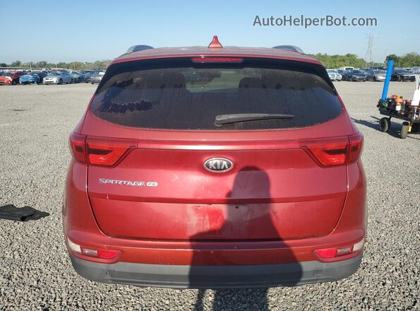 KNDPM3AC5J7462673 2018 KIA SPORTAGE Red უკანა ხედი
