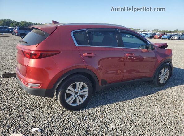KNDPM3AC5J7462673 2018 KIA SPORTAGE Red უკანა მარჯვენა