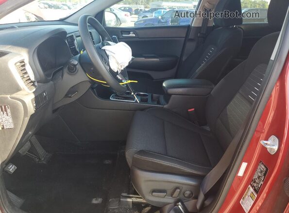KNDPM3AC5J7462673 2018 KIA SPORTAGE Red წინა სალონის ხედი