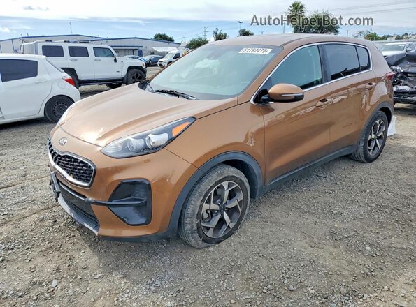 KNDPM3AC5L7715123 2020 KIA SPORTAGE Brown Vista tres cuartos delantera izquierda