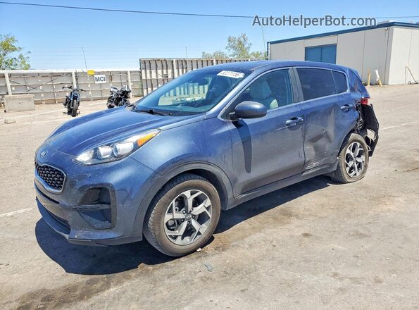 KNDPM3AC5L7759946 2020 KIA SPORTAGE Blue წინა მარცხენა ხედი სამი მეოთხედიდან