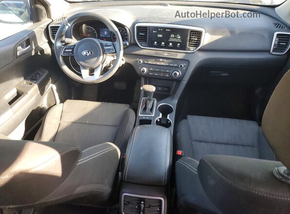 KNDPM3AC5M7939381 2021 KIA SPORTAGE Gray Առջևի վահանակի տեսք