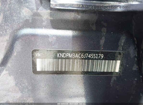 KNDPM3AC6J7455179 2018 KIA SPORTAGE Синий Вид подкапотного пространства