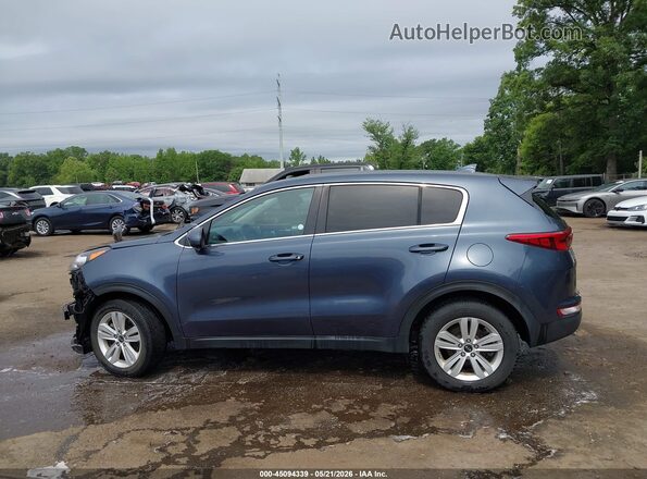 KNDPM3AC6J7455179 2018 KIA SPORTAGE Синий Панорамный вид салона 360°