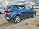 2017 Kia Sportage Lx Серый vin: KNDPM3AC7H7178410