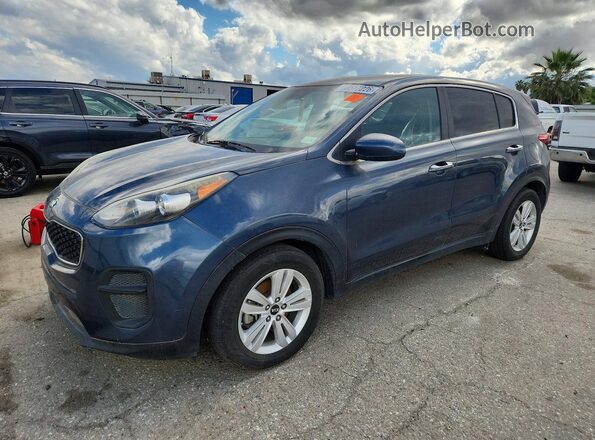 KNDPM3AC7H7178410 2017 KIA SPORTAGE Серый Передняя левая четверть