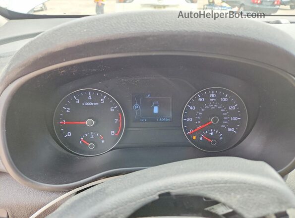KNDPM3AC7H7300117 2017 KIA SPORTAGE Silver Widok zestawu wskaźników