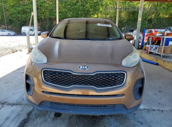 KNDPM3AC7J7306148 2018 KIA SPORTAGE Коричневый Вид спереди