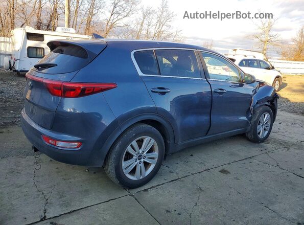 KNDPM3AC7J7484948 2018 KIA SPORTAGE Blue Trasero derecho