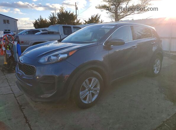 KNDPM3AC7J7484948 2018 KIA SPORTAGE Blue Vista tres cuartos delantera izquierda