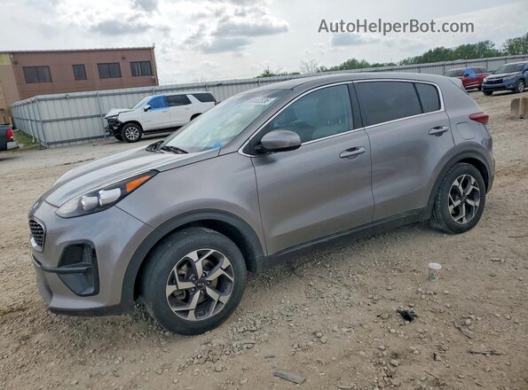 KNDPM3AC7L7638755 2020 KIA SPORTAGE Gray Առջևի ձախ երեք քառորդ տեսարան