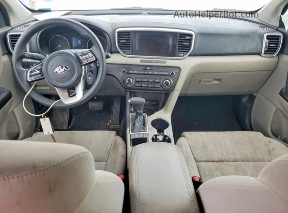KNDPM3AC7L7638755 2020 KIA SPORTAGE Gray Առջևի վահանակի տեսք