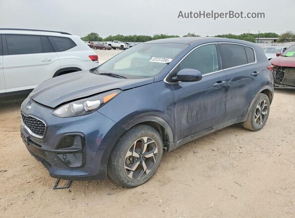 KNDPM3AC7N7992083 2022 KIA SPORTAGE Синий Передняя левая четверть