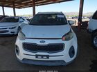 2017 Kia Sportage Lx White vin: KNDPM3AC8H7171580