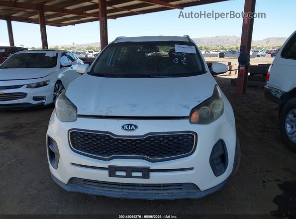 KNDPM3AC8H7171580 2017 KIA SPORTAGE White Widok zestawu wskaźników