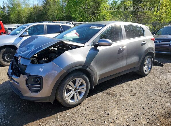 KNDPM3AC8H7213889 2017 KIA SPORTAGE Gray Vista tres cuartos delantera izquierda