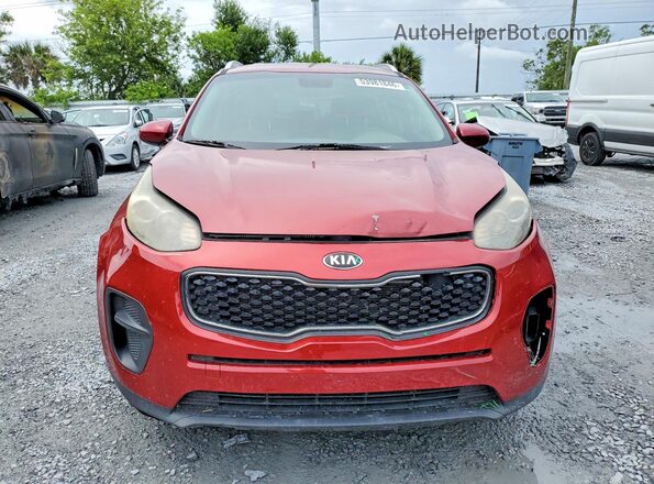 KNDPM3AC8J7487020 2018 KIA SPORTAGE Красный Вид спереди