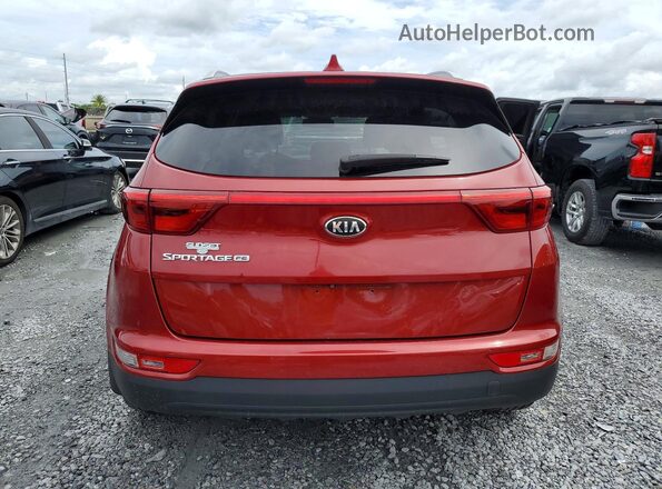 KNDPM3AC8J7487020 2018 KIA SPORTAGE Красный Вид сзади