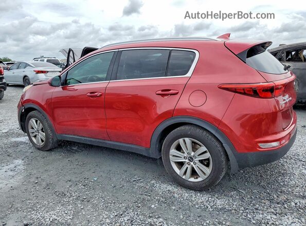 KNDPM3AC8J7487020 2018 KIA SPORTAGE Красный Задняя левая четверть