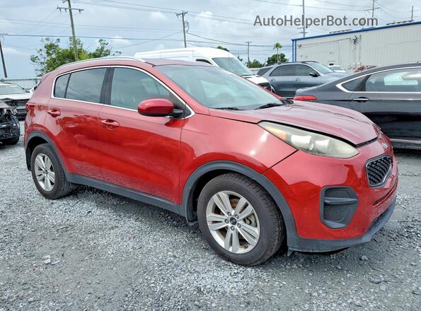 KNDPM3AC8J7487020 2018 KIA SPORTAGE Красный Передняя правая четверть