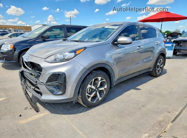 KNDPM3AC8L7746933 2020 KIA SPORTAGE Серый Передняя левая четверть