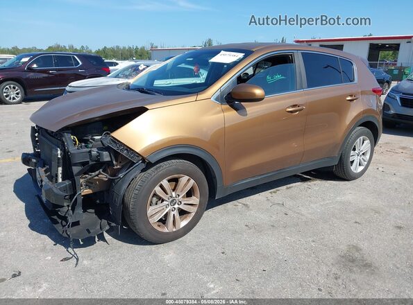 KNDPM3AC9J7305289 2018 KIA SPORTAGE Brown Przód lewy