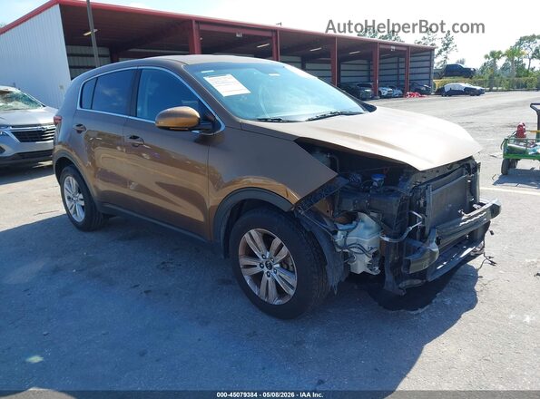KNDPM3AC9J7305289 2018 KIA SPORTAGE Brown Przód prawy