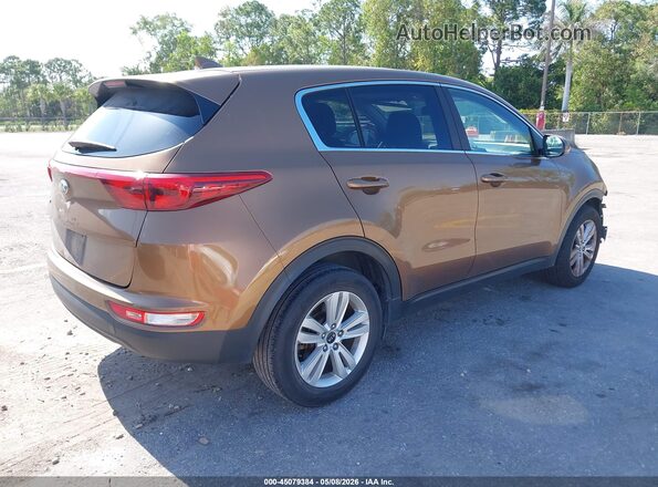 KNDPM3AC9J7305289 2018 KIA SPORTAGE Brown Tył prawy