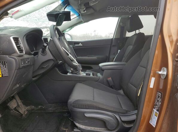 KNDPM3AC9L7755849 2020 KIA SPORTAGE Brown Front interior view