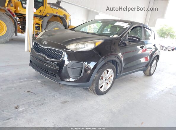 KNDPM3ACXH7118220 2017 KIA SPORTAGE Черный Передняя левая четверть