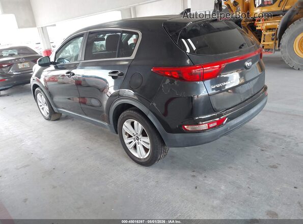 KNDPM3ACXH7118220 2017 KIA SPORTAGE Черный Задняя левая четверть