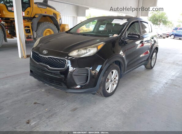 KNDPM3ACXH7118220 2017 KIA SPORTAGE Черный Вид спереди