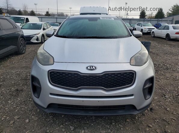 KNDPM3ACXJ7419768 2018 KIA SPORTAGE Silver Դիմացի տեսք
