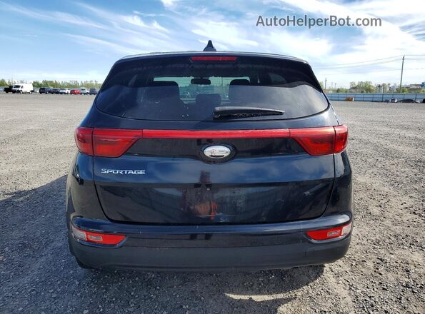 KNDPM3ACXK7535635 2019 KIA SPORTAGE Черный Вид сзади