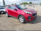 2019 Kia Sportage Lx Maroon vin: KNDPM3ACXK7536123