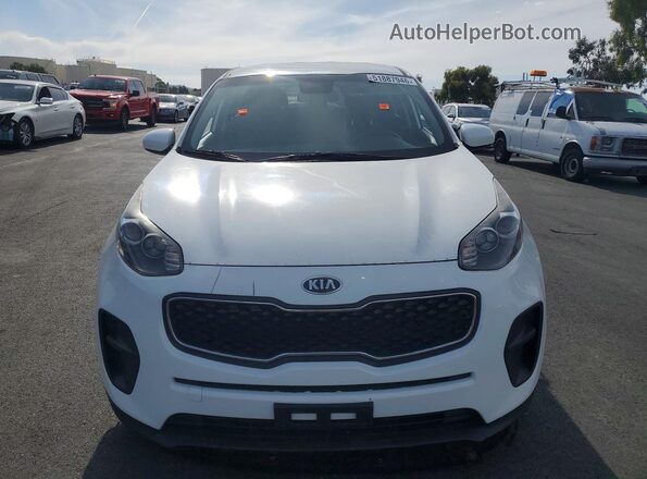 KNDPM3ACXK7596399 2019 KIA SPORTAGE Белый Вид спереди