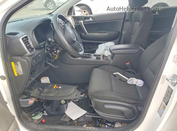 KNDPM3ACXK7596399 2019 KIA SPORTAGE Белый Вид салона спереди