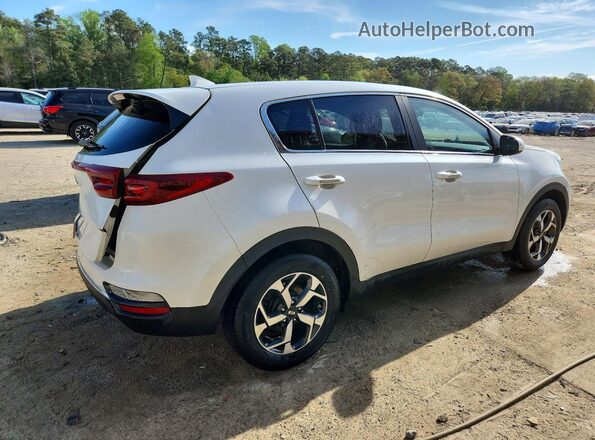 KNDPM3ACXM7938002 2021 KIA SPORTAGE Белый Задняя правая четверть