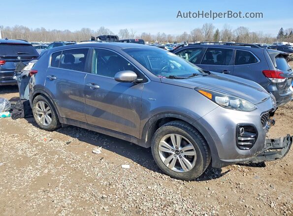 KNDPMCAC0H7263007 2017 KIA SPORTAGE Серый Передняя правая четверть