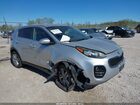 2018 Kia Sportage Lx Silver vin: KNDPMCAC0J7351044