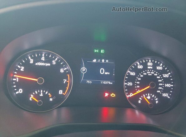 KNDPMCAC0J7393116 2018 KIA SPORTAGE Серый Вид щитка приборов