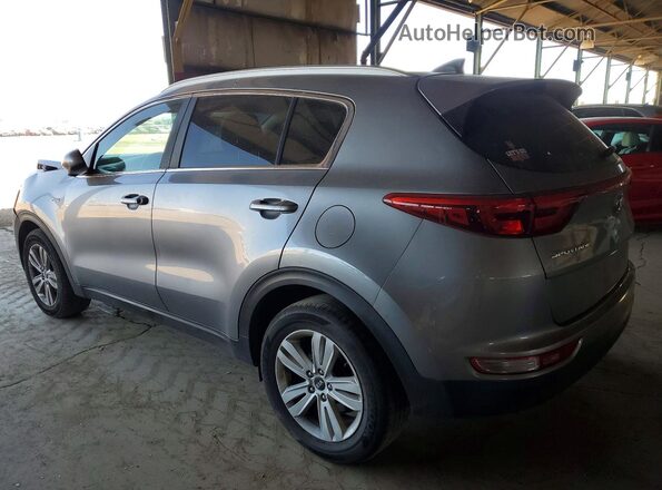 KNDPMCAC0J7393116 2018 KIA SPORTAGE Серый Задняя левая четверть