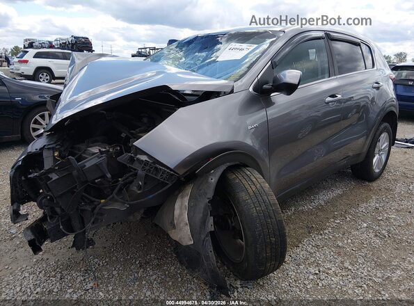 KNDPMCAC0K7494724 2019 KIA SPORTAGE Серый Передняя левая четверть
