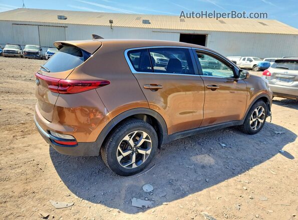 KNDPMCAC0L7726630 2020 KIA SPORTAGE Brown Trasero derecho