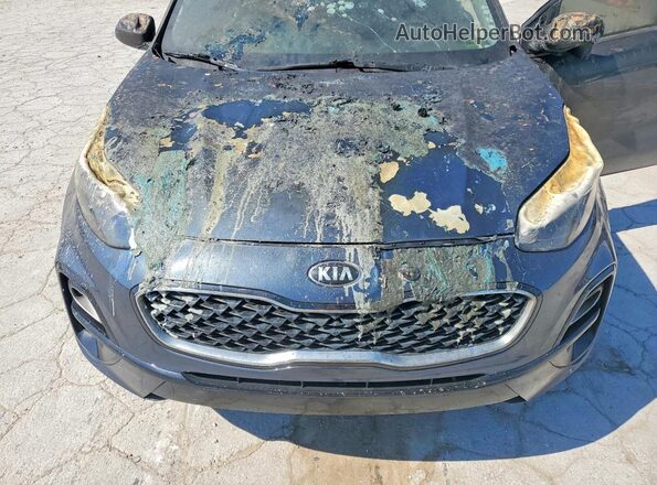 KNDPMCAC0M7869370 2021 KIA SPORTAGE Синий Вид подкапотного пространства