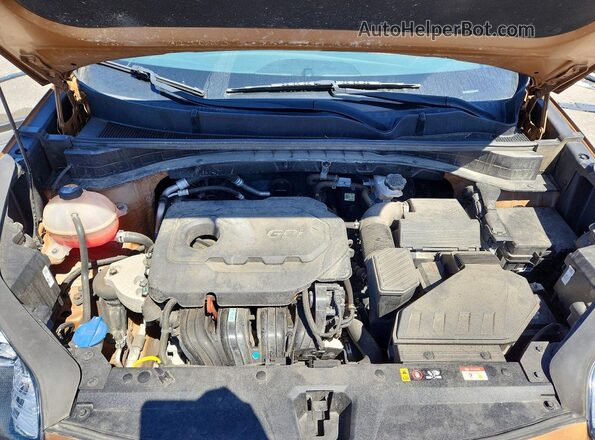 KNDPMCAC0M7922701 2021 KIA SPORTAGE Коричневый Вид задней части салона