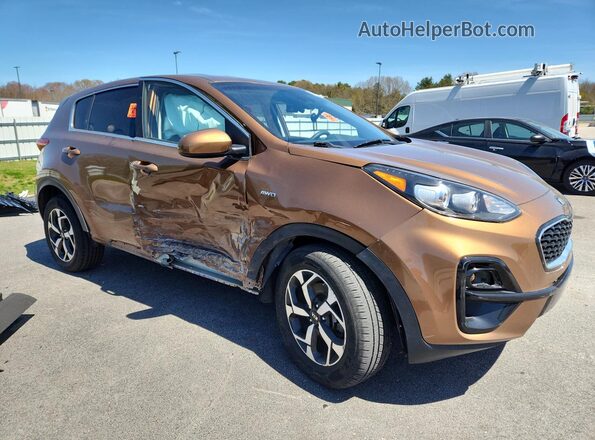 KNDPMCAC0M7922701 2021 KIA SPORTAGE Коричневый 