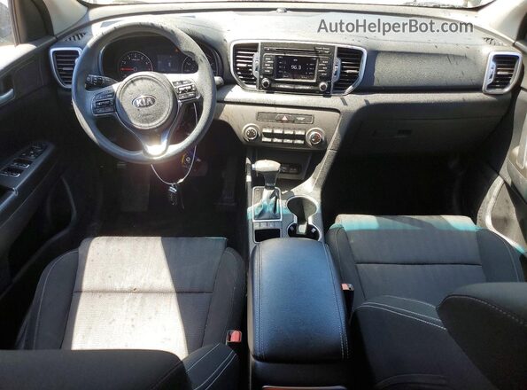 KNDPMCAC1H7078433 2017 KIA SPORTAGE Black Vista del salpicadero