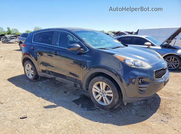 KNDPMCAC1H7078433 2017 KIA SPORTAGE Black Delantero derecho