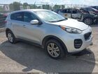2017 Kia Sportage Lx Silver vin: KNDPMCAC1H7261489